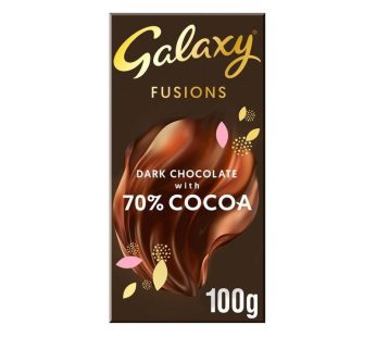 Galaxy Fusions Dark Chocolate With 70% Cocoa (100g)