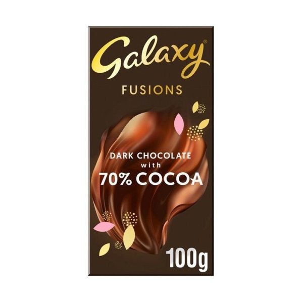 Galaxy Fusions Dark Chocolate With 70% Cocoa (100g) frrunch.lk
