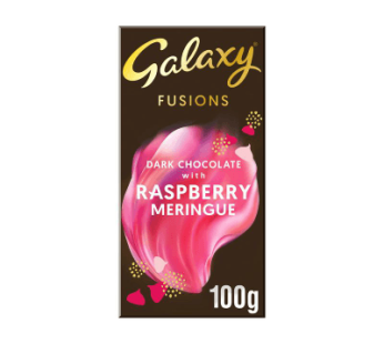 Galaxy Fusions Dark Chocolate With Raspberry (100g)