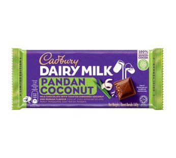 Cadbury Dairy Milk Pandan Coconut (160g)