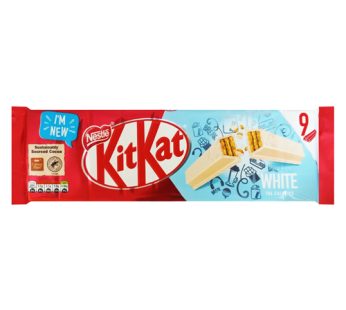 KitKat 2 Finger White Chocolate Biscuit Bar Multipack 9 Pack