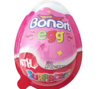 Bonart Chocolate Egg Pink 25g