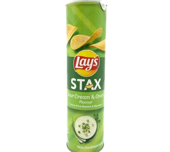 Lays STAX Sour Cream & Onion flavour 135g