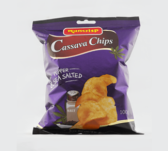 Rancrisp Cassava Chips (Pepper&Sea Salt) 100g