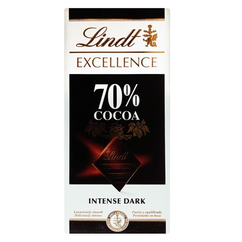 Lindt Excellence 70% Cocoa Intense Dark (100g)